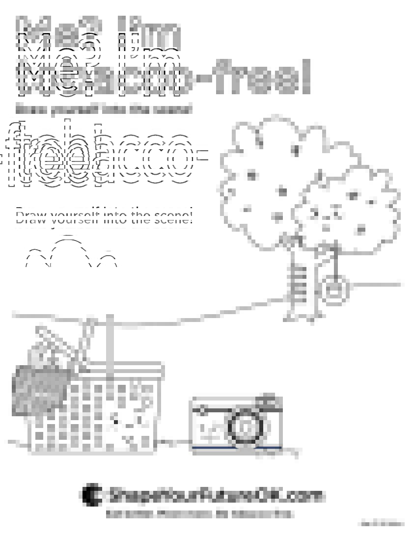 I'm tobacco free coloring page download