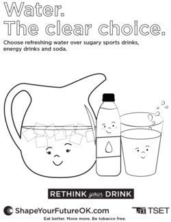 Water Clear Choice Coloring Page Download