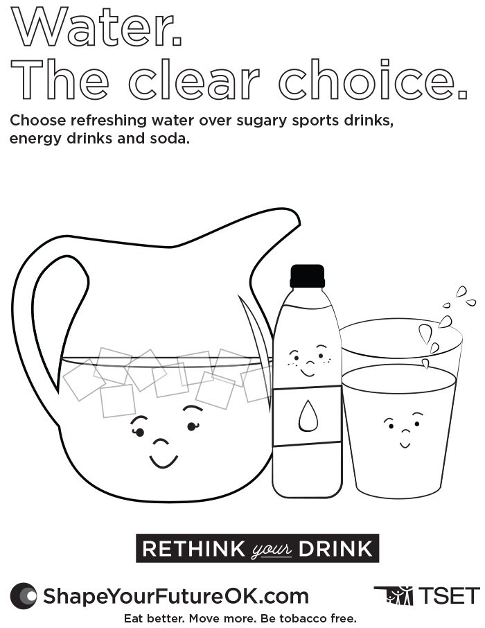 Water Clear Choice Coloring Page Download