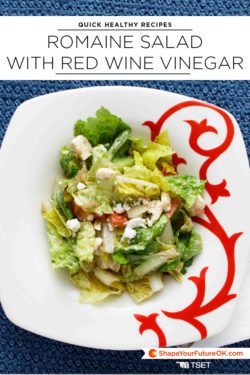 romaine salad with red wine vinegar