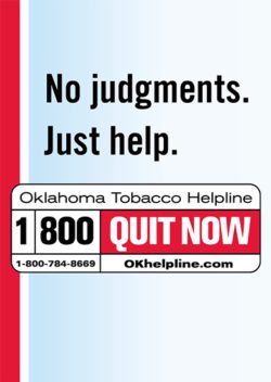 Be Tobacco Free with Oklahoma Tobacco Helpline
