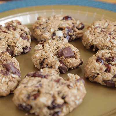 chocolate cherry heart smart cookies