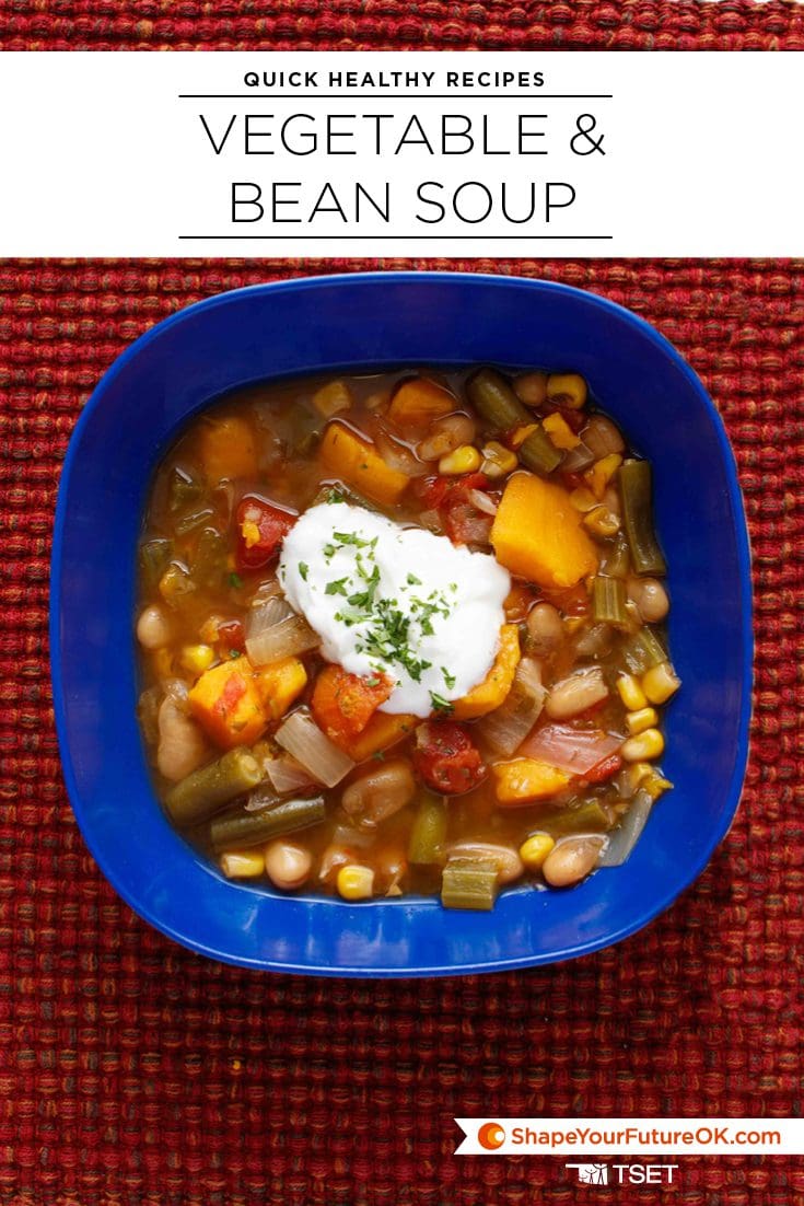 Slow Cooker Hearty Vegetable and Bean Soup | Shape Your Future Recipes ...