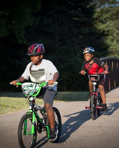 family bike ride