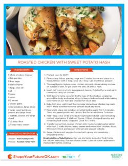 Roasted Chicken Sweet Potato Hash