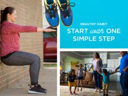 Healthy habit start with one simple step.