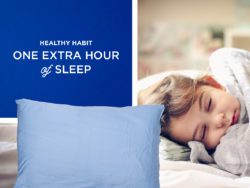 Healthy habit one extra hour of sleep