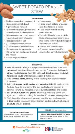 Sweet Potato Peanut Stew recipe