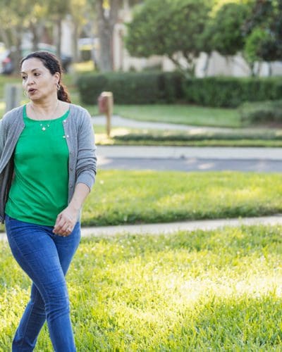walk outside