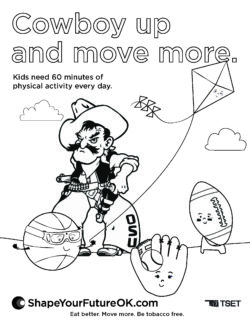 University Coloring Sheets OSU Physical Activity Download