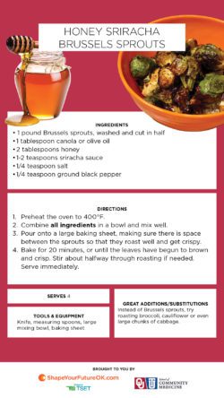 honey sriracha brussel sprouts recipe