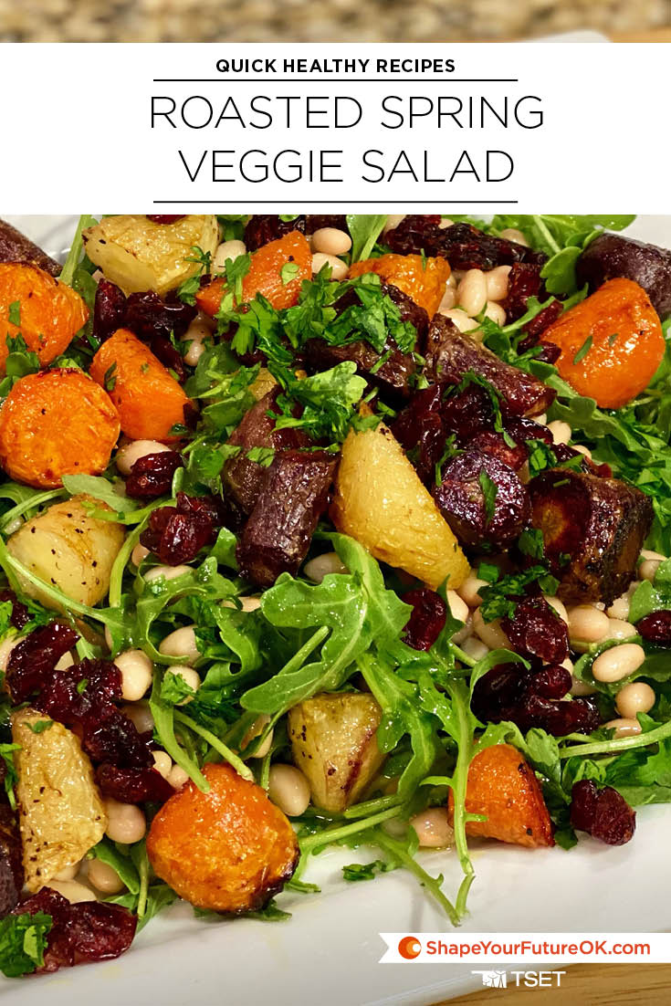 Roasted Spring Veggie Salad recipe