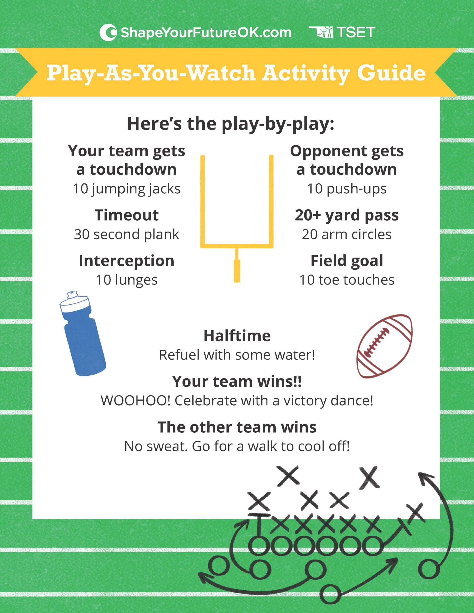 Play-As-You-Watch Football Activity Guide