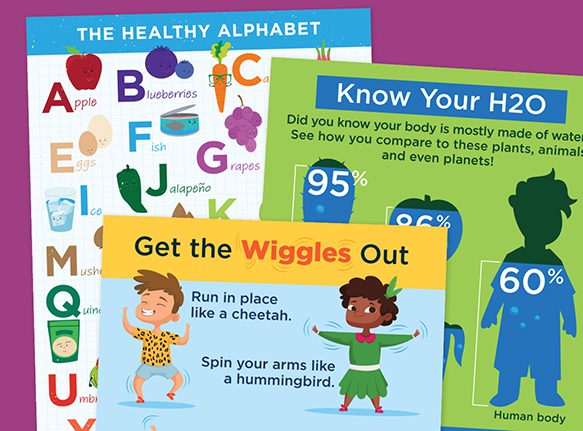 Healthy posters for teachers