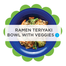 Ramen Teriyaki Bowl With Veggies