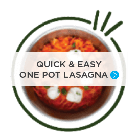 Quick & Easy One Pot Lasagna