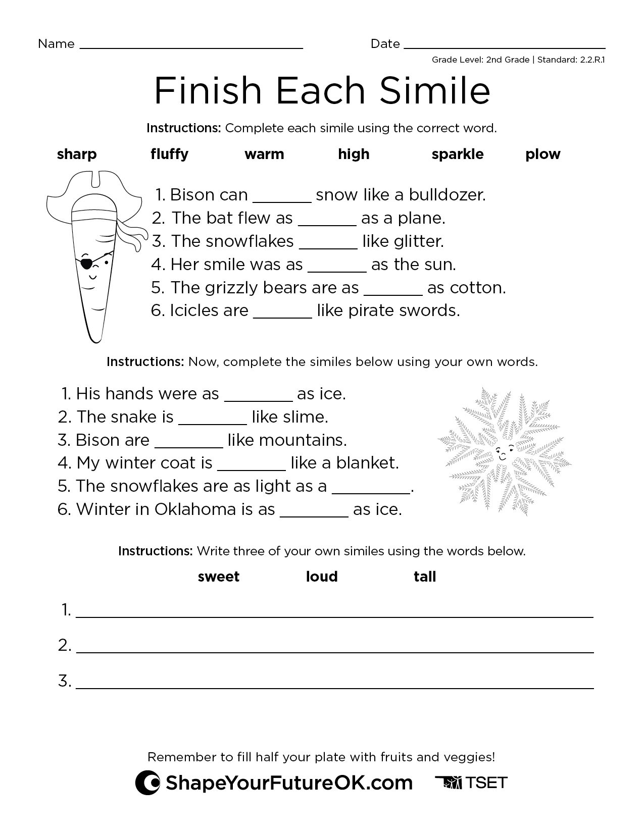 Finish Each Simile Download