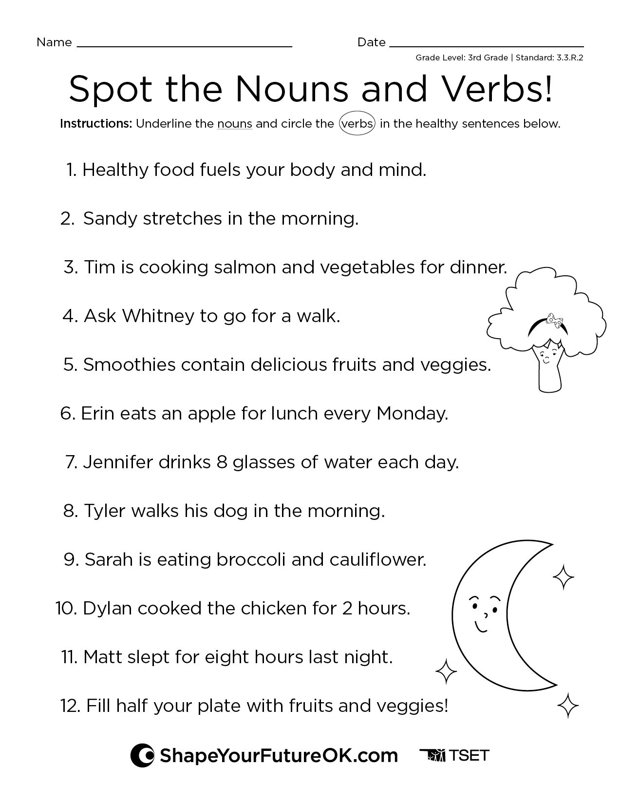 Spot the Nouns and Verbs Download