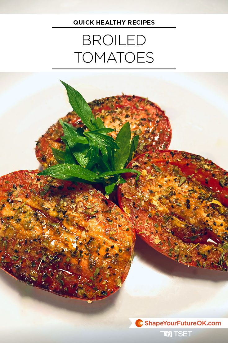 Broiled tomatoes