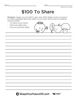 $100 to share