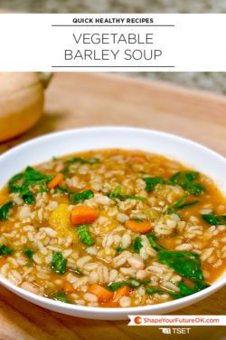 Vegetable barley soup