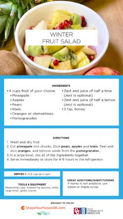 Winter fruit salad recipe