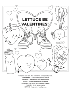 Valentines Day Coloring Page