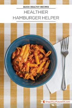 Healthier hamburg helper quickly healthy recipes