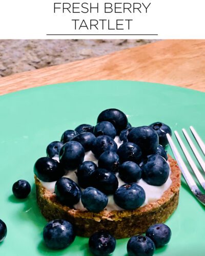 Fresh berry tartlet - quick healthy recipe