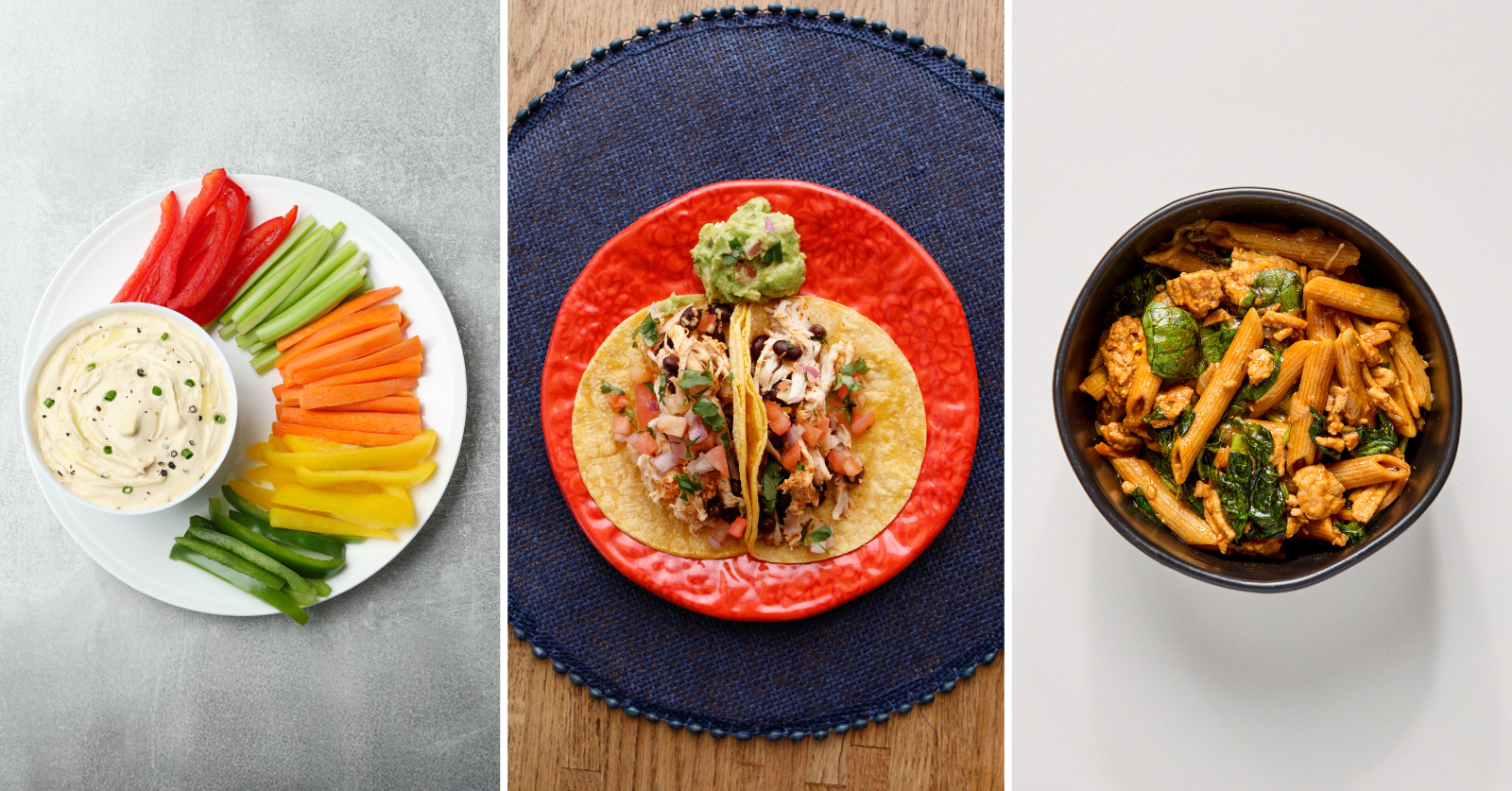 3 veggie packed recipes from Shape Your Future