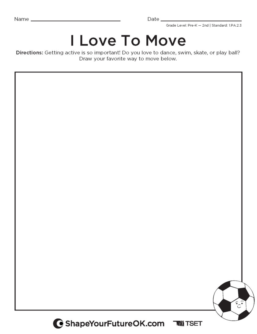 I Love To Move | Pre-K-2nd Grade